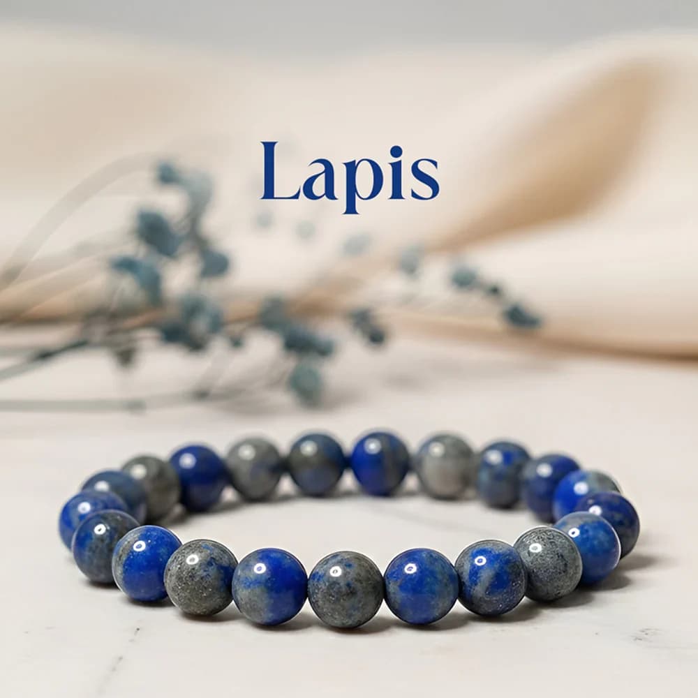 Lapis Lazuli Zodiac Band – Aquarius