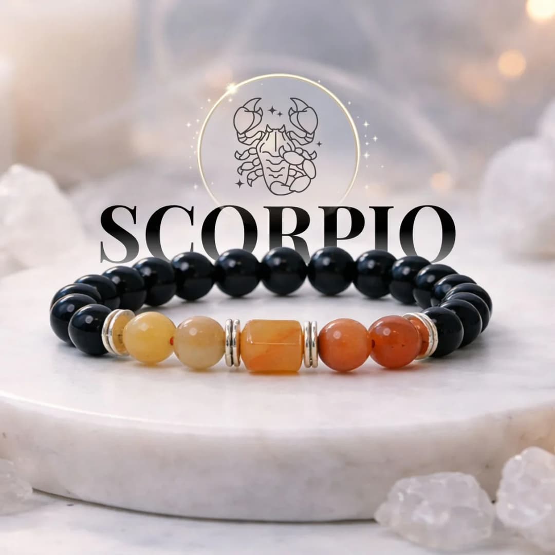 Red Jasper Zodiac Band – Scorpio (वृश्चिक राशि)