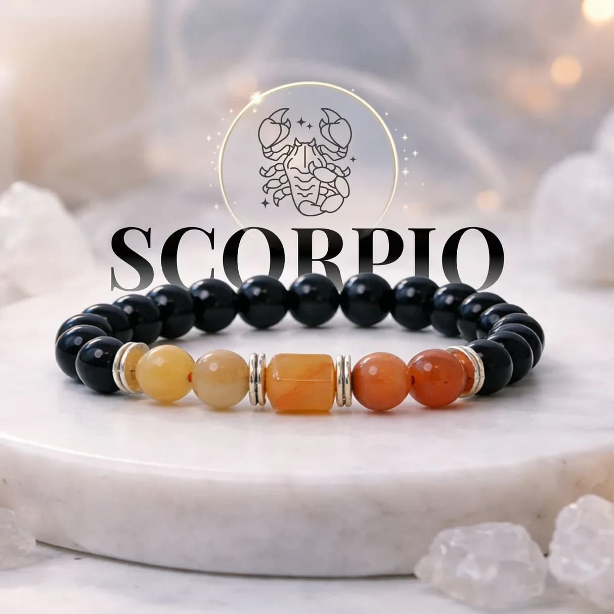 Red Jasper Zodiac Band – Scorpio