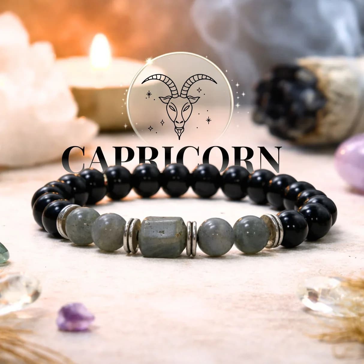 Amethyst Zodiac Band – Capricorn